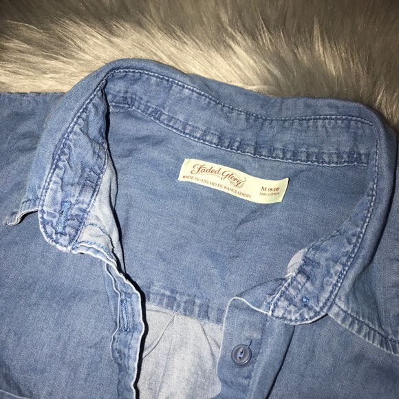 *SALE* Denim Button Down - Picture 2 of 4